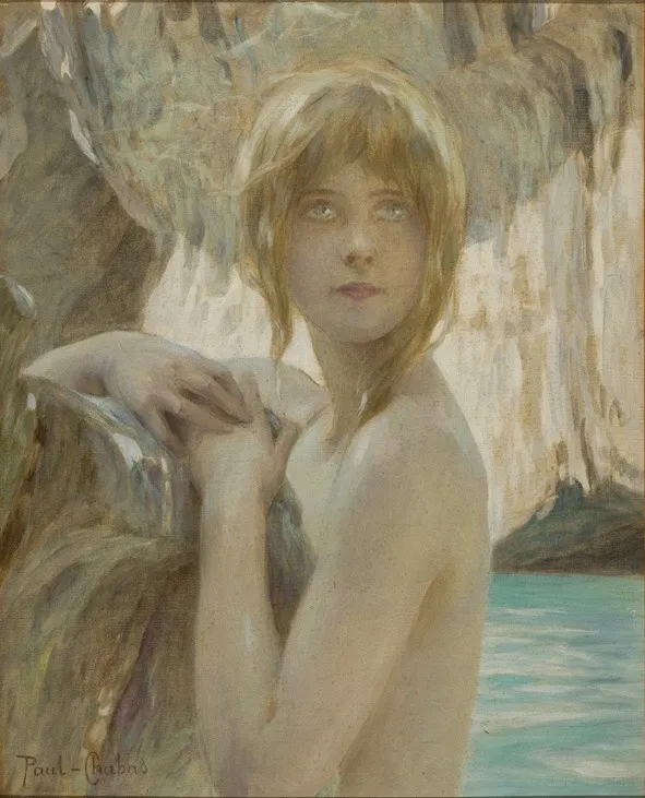 Blonde Nymph, by Paul Émile Chabas, oil, 1913