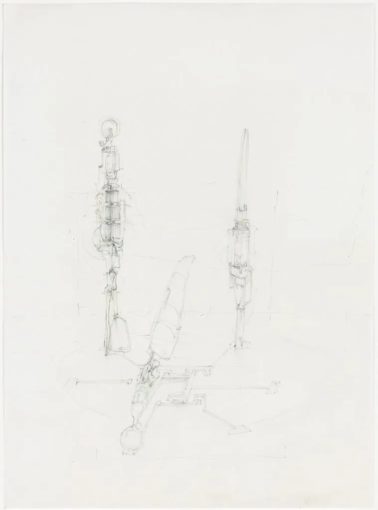 Untitled, by Paul Etienne Lincoln, graphite, 1989