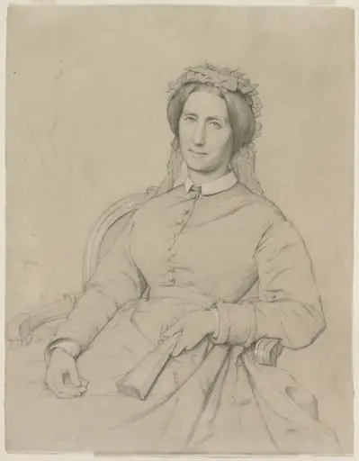 Madame Hippolyte Flandrin (Aimée Ancelot), by Paul Flandrin
