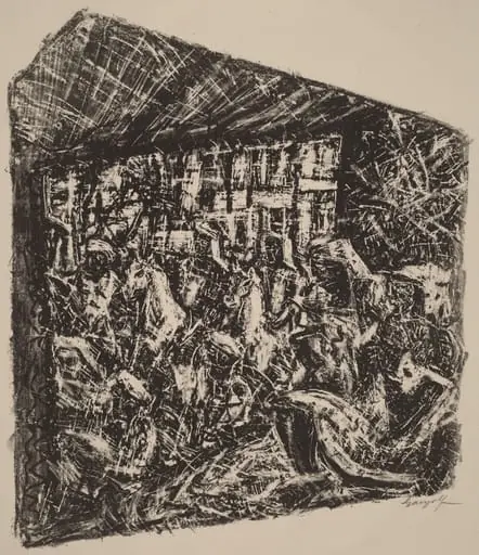 Aufzug der Polizei von Bagdad, by Paul Gangolf