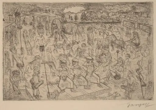 Hindu Village (Das Hindudorf), by Paul Gangolf