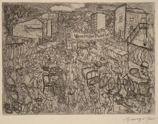 PARIS MARCHÉ AUX PUCES (Paris Flea Market), by Paul Gangolf