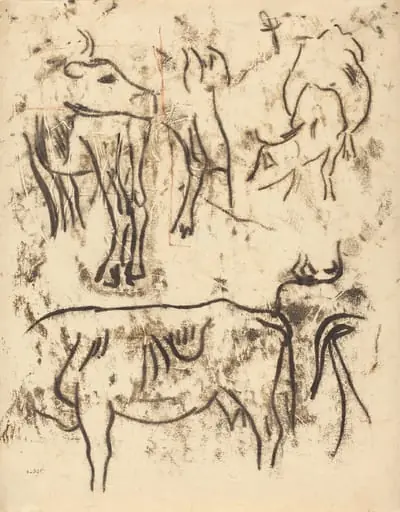 Animal Studies, by Paul Gauguin, 1902