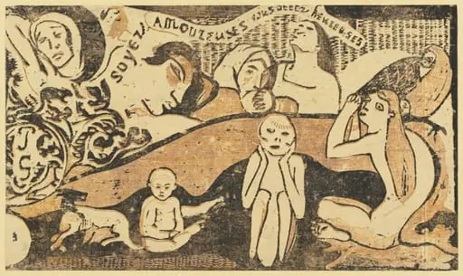 Be in Love and You will be Happy (Soyez amoureuses, vous serez heureuses), by Paul Gauguin