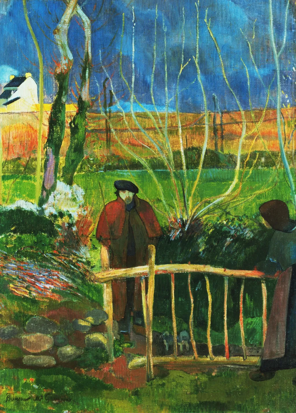 Bonjour Monsieur Gauguin, by Paul Gauguin, oil, 1895