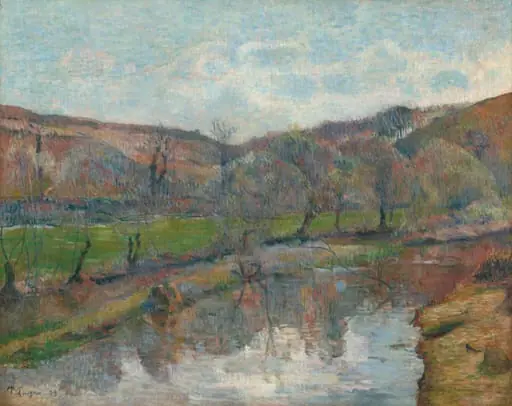 Brittany Landscape, by Paul Gauguin