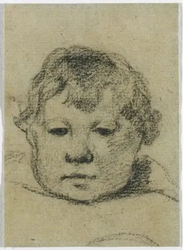 Emil Gauguin as a Child, by Paul Gauguin