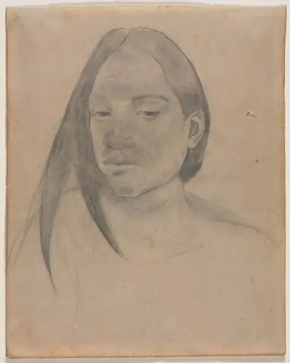 Head of a Tahitian Woman, by Paul Gauguin