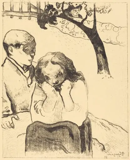 Human Sorrow (Miseres humaines), by Paul Gauguin