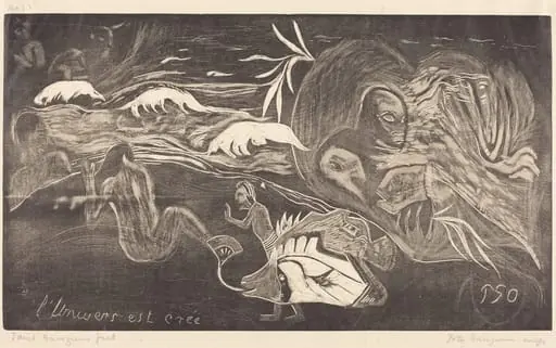 L'Univers est crée (The Creation of the Universe), by Paul Gauguin