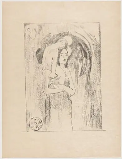 La vierge et l'enfant (The Virgin and Child), by Paul Gauguin