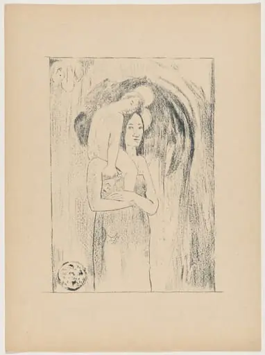 La vierge et l'enfant (The Virgin and Child), by Paul Gauguin