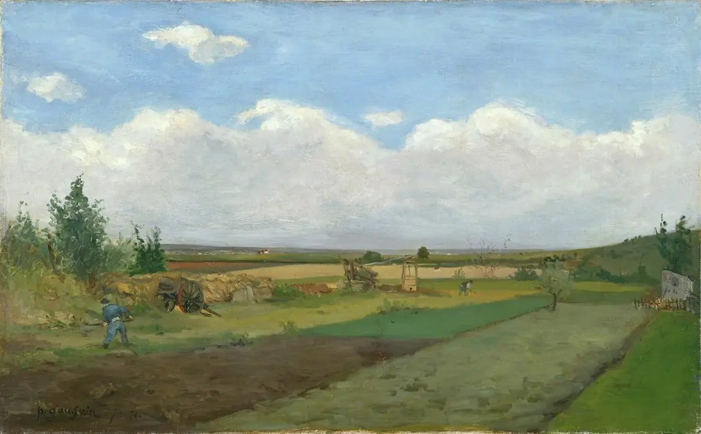 Landscape, by Paul Gauguin