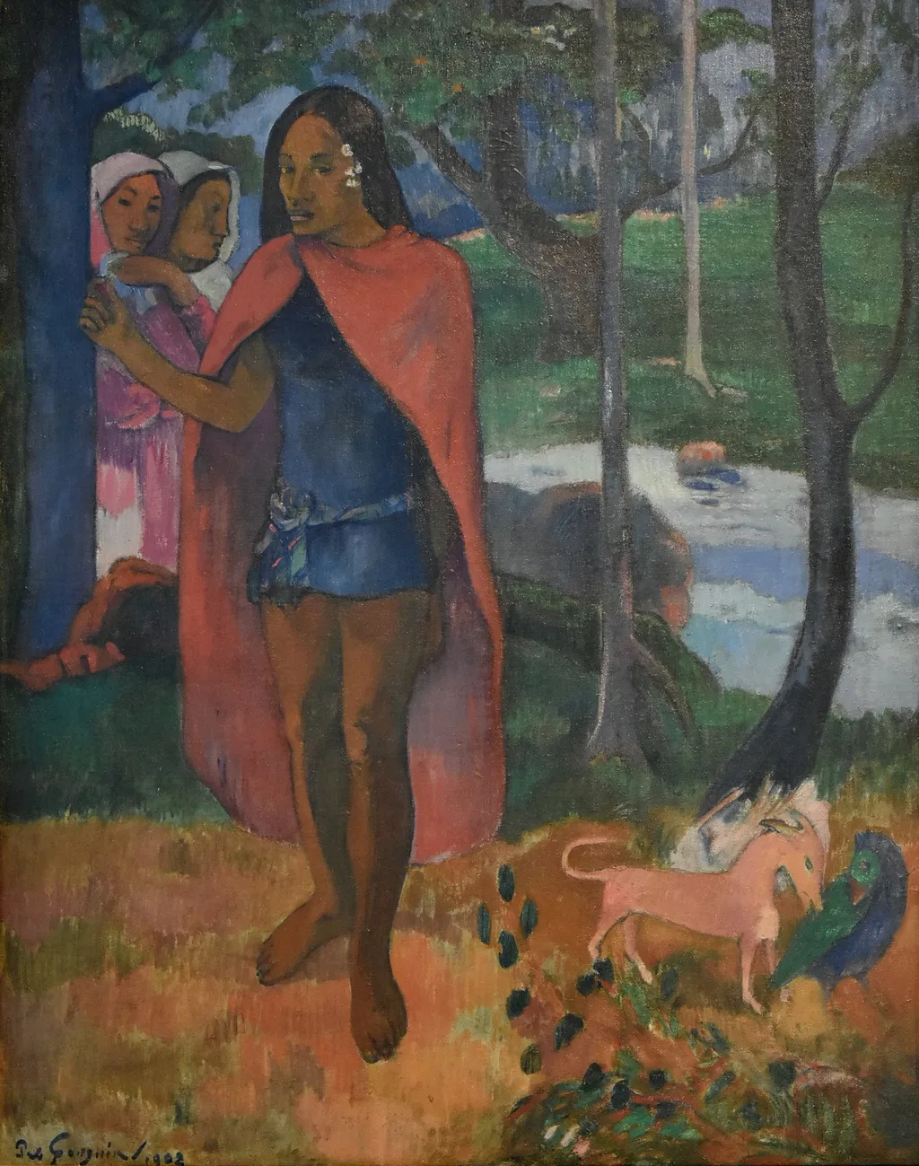 Le sorcier d'Hiva-Oa, by Paul Gauguin, oil, 1902