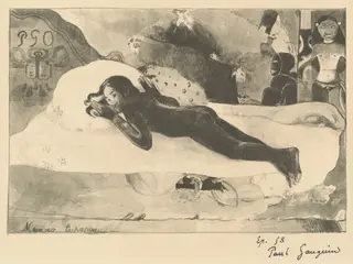 Manao Tupapau (She is Haunted by a Spirit), by Paul Gauguin, 1894