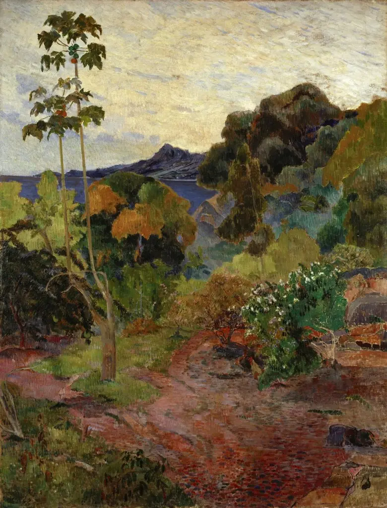 Martinique Landscape, by Paul Gauguin