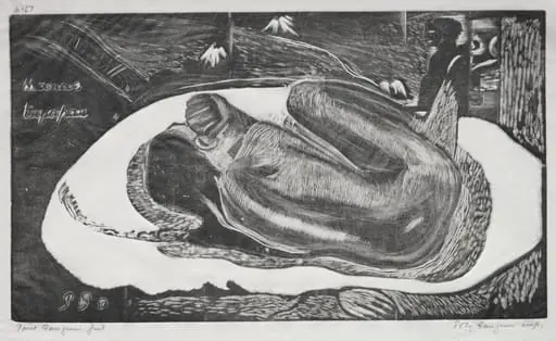 Noa Noa: Manao Yupapau ( Watched by the Spirts of the Dead), by Paul Gauguin
