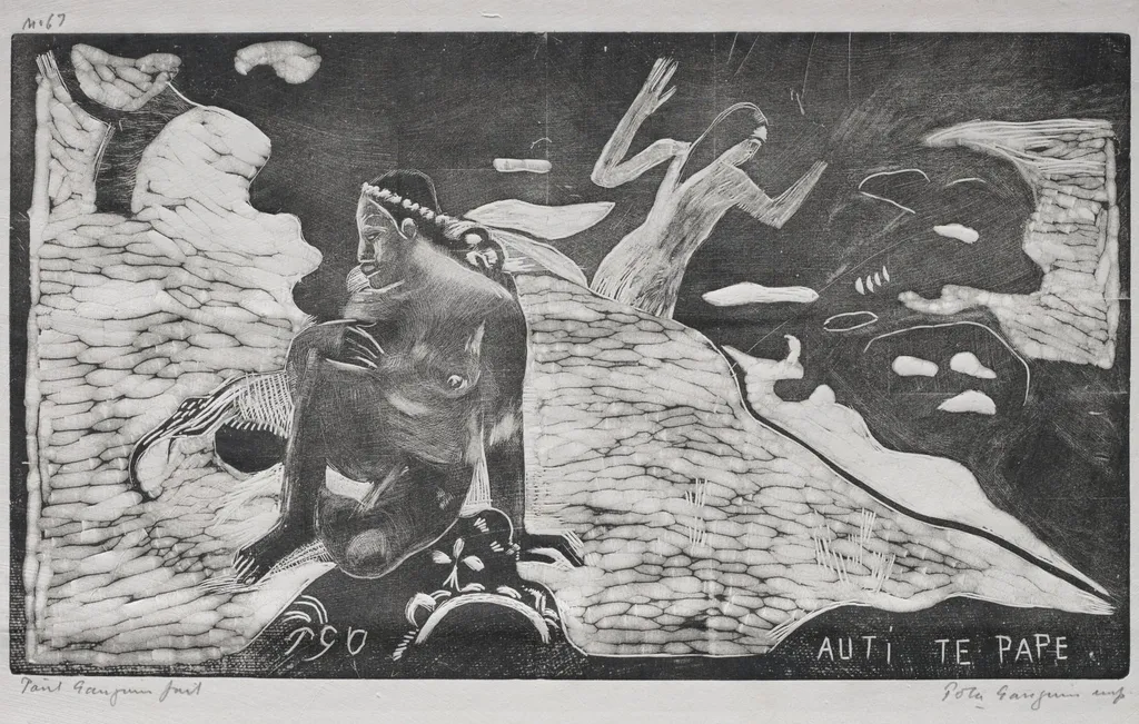 Noa Noa: Women at the River (Auti Te Pape), by Paul Gauguin, 1894