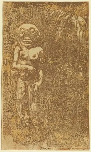 Oviri (The Savage) [recto], by Paul Gauguin