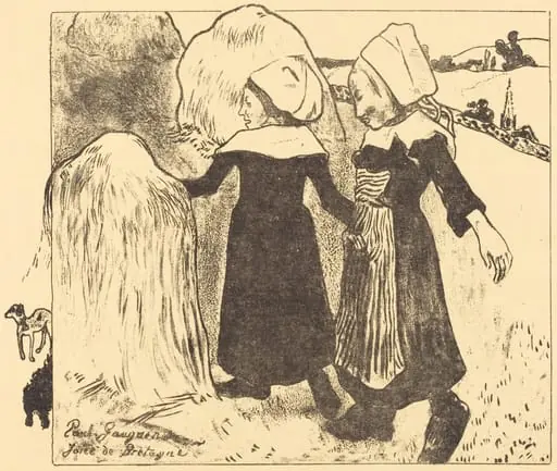 Pleasures of Brittany (Joies de Bretagne), by Paul Gauguin