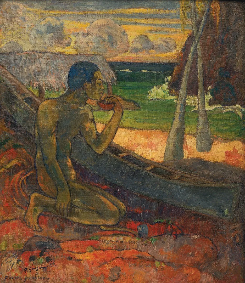 Poor Fisherman, by Paul Gauguin, oil, 1898
