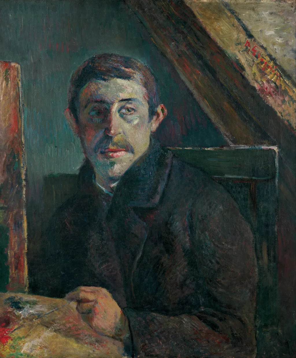 Self-Portrait, by Paul Gauguin, oil, 1893
