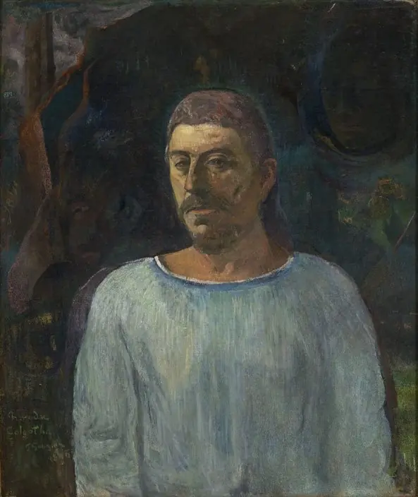 Self-portrait (Near Golgotha), by Paul Gauguin