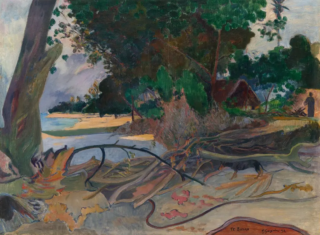 The Hibiscus Tree (Te Burao), by Paul Gauguin