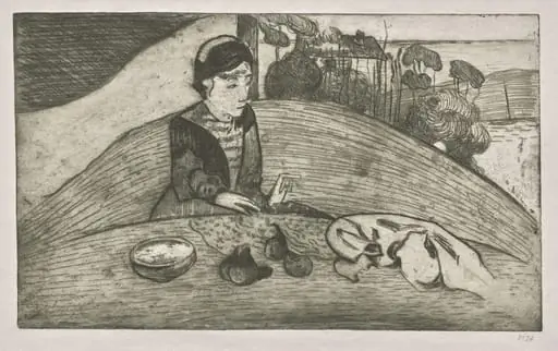 The Woman with Figs, by Paul Gauguin