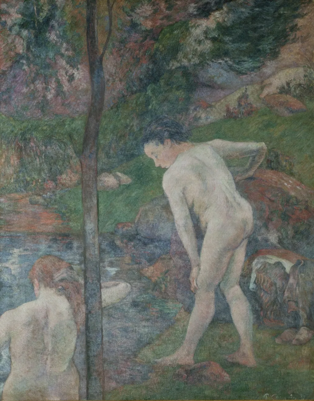 Two Bathers, by Paul Gauguin, oil, 1894
