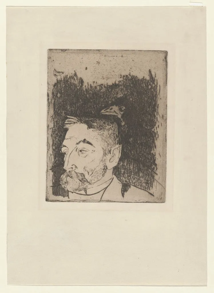 Untitled, by Paul Gauguin, ink, 1891