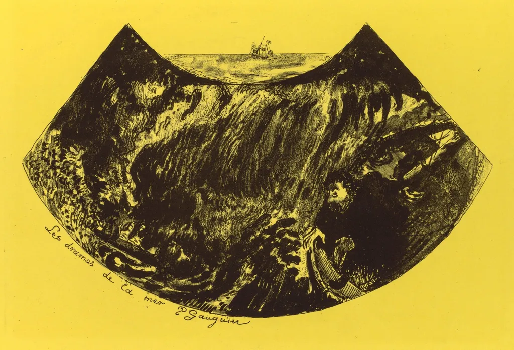 Volpini Suite: Dramas of the Sea (Les Drames de la Mer), by Paul Gauguin, 1889