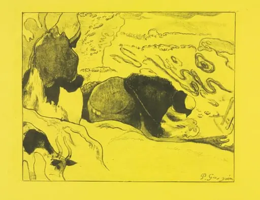 Volpini Suite: Laundresses (Les Laveuses), by Paul Gauguin