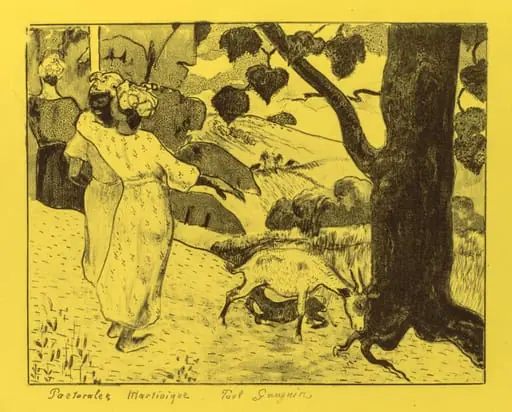 Volpini Suite:  Martinique Pastoral (Pastorales Martinique), by Paul Gauguin
