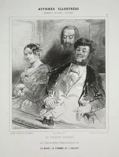 Affiches Illustées, by Paul Gavarni