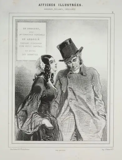 Affiches Illustrées, by Paul Gavarni