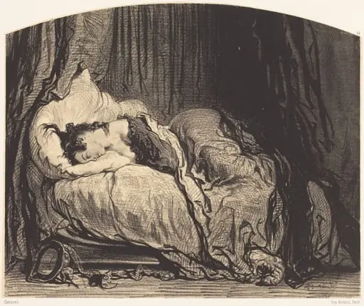 After the Pardon (Il lui sera beaucoup pardonne parce qu'elle a beaucoup danse), by Paul Gavarni