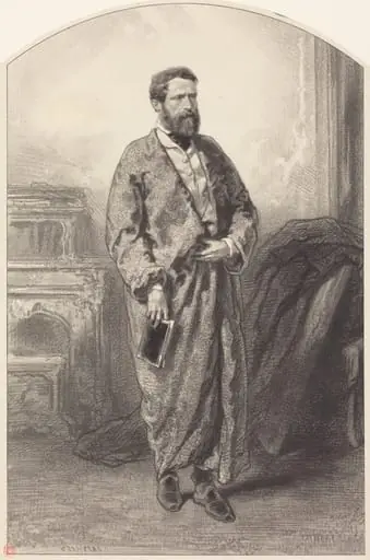 Alexander Gabriel Descamps, by Paul Gavarni