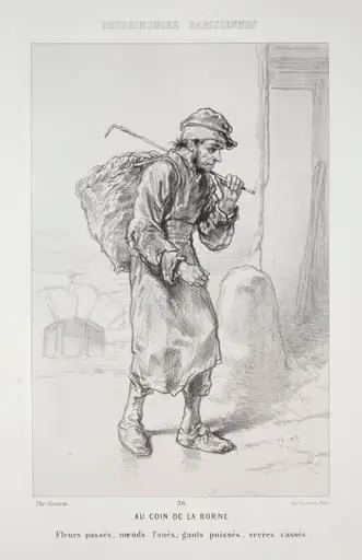 Au Coin de la Borne, by Paul Gavarni