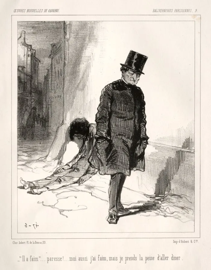Baliverneries Parisiennes, by Paul Gavarni, 1847