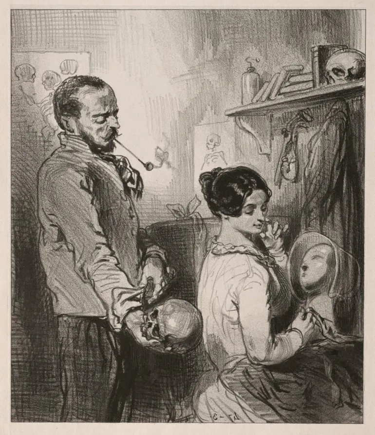 Baliverneries Parisiennes, by Paul Gavarni, 1846