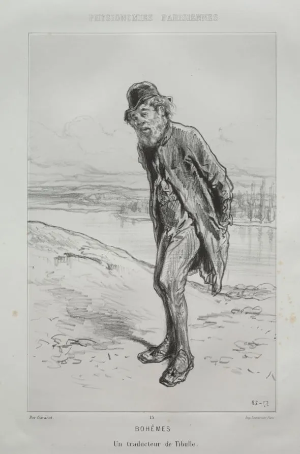 Bohèmes, by Paul Gavarni, 1857