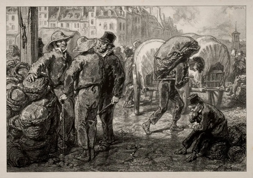 Burden Bearers, by Paul Gavarni, 1804