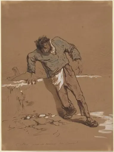 C'etais "pour se donner des forces", by Paul Gavarni