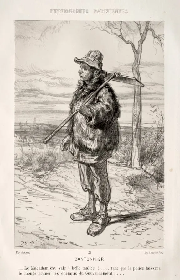 Cantonnier, by Paul Gavarni, 1857