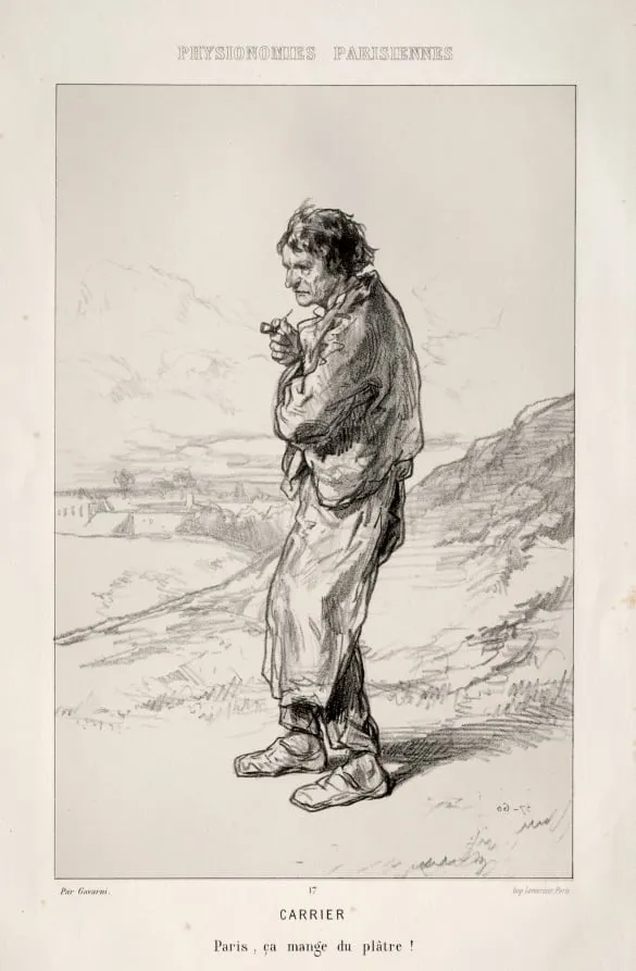 Carrier, by Paul Gavarni, 1857