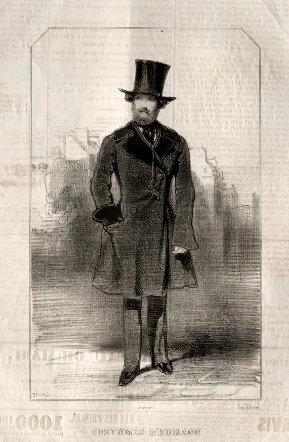 Costumes d' Humann, by Paul Gavarni, 1843