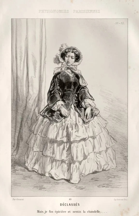Déclassés, by Paul Gavarni, 1858