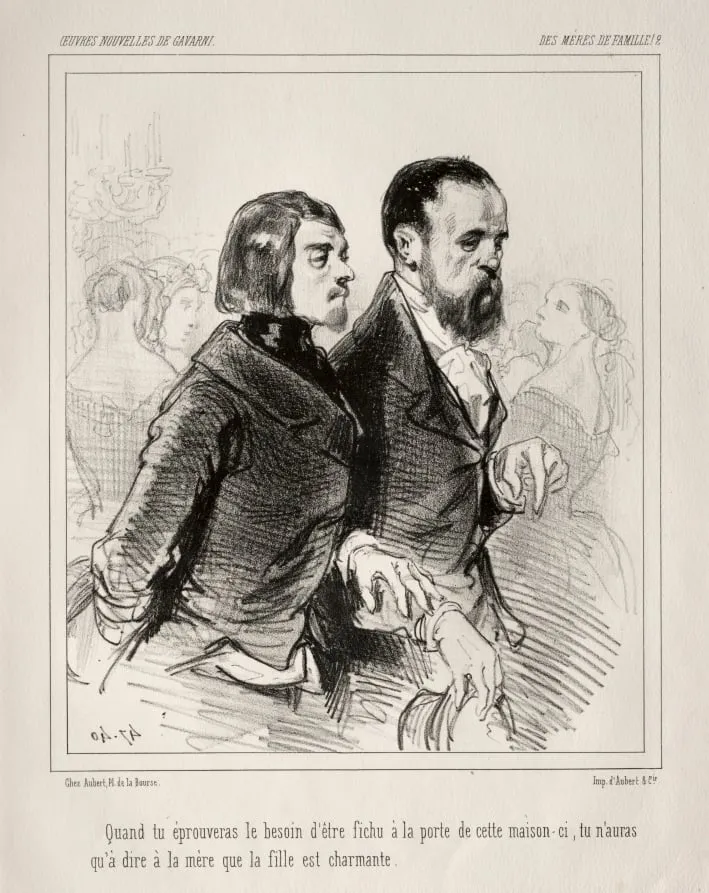 Des Mères de Famille!, by Paul Gavarni, 1848