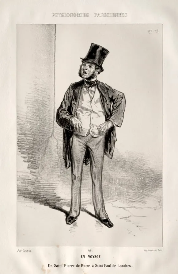 En Voyage, by Paul Gavarni, 1858